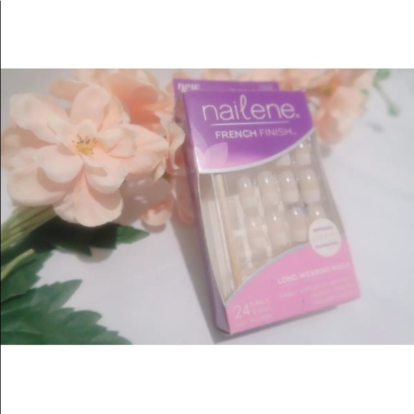 French Tip Press On Nails Clear - Picture 3 of 3